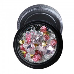Decor pentru unghii cu Cristale 3D mixt CMX03